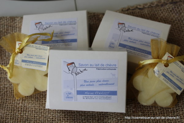 savons au lait de chèvre nature