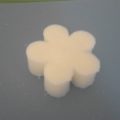 fleurs pèche savon au lait de chèvres